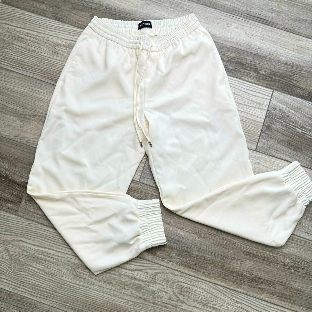EXPRESS Ankle High Rise Joggers Size Small